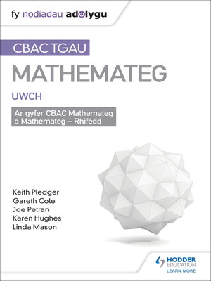 cover image of TGAU CBAC Canllaw Adolygu Mathemateg Uwch (WJEC GCSE Maths Higher